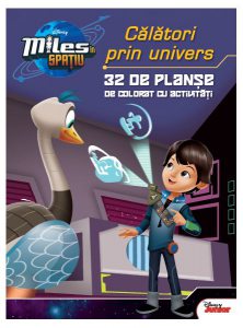 Disney Junior. Miles în spațiu. Călător prin univers. 32 de planșe de colorat și cu activități