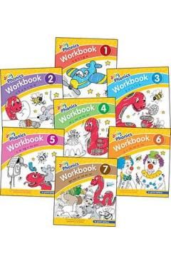 Jolly Phonics Workbooks 1-7: In Print Letters (American English Edition)