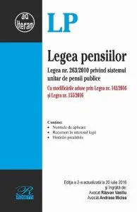 Legea pensiilor (Ed. a 2-a) de Andreea Miclea