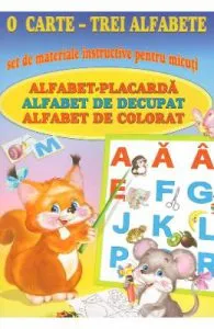 O carte de trei alfabete