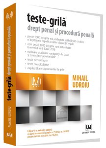 Teste-grila. Drept penal si procedura penala