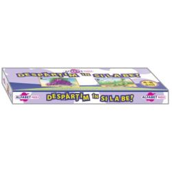 Alfabet puzzle. Despartim in silabe