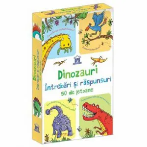 Dinozauri - intrebari si raspunsuri - 50 de jetoane de Usborne