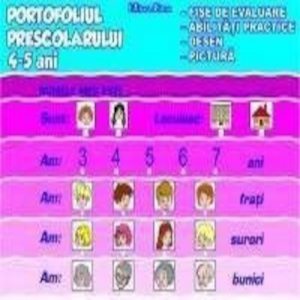Portofoliul Prescolarului 4-5 ani