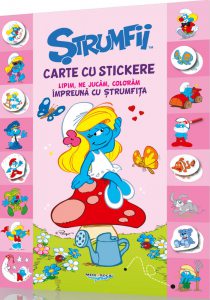 Lipim, ne jucam, coloram impreuna cu Strumfita