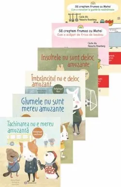 Pachet Bullyingul nu este amuzant   Pachet Sa crestem frumos cu Matei de Amanda F Doering