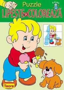 Puzzle - Lipeste si coloreaza 4