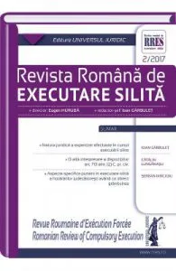 Revista romana de executare silita 2 din 2017 de Garbulet Ioan