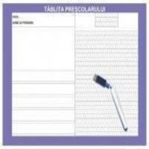 Tablita prescolarului