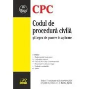 Codul de procedura civila. Editia a 7-a actualizata la 20 septembrie 2023 de Evelina Oprina