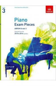 Piano Exam Pieces 2015 & 2016, Grade 3