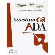 Attestato ADA (libro)/Certificat ADA (carte) de Societa Dante Alighieri