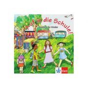 Auf in die Schule! Audio-CD   Booklet. Deutsch für Kinder