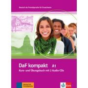 DaF kompakt A1. Deutsch als Fremdsprache für Erwachsene. Kurs- und Übungsbuch mit 2 Audio-CDs