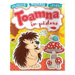 Toamna in padure. Carte de colorat
