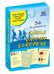36 de jetoane cu tarile Uniunii Europene
