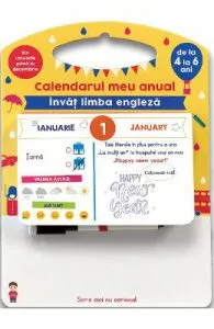 Calendarul meu anual. Invat limba engleza de Sandra Sarah Krief