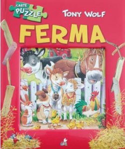 Carte cu puzzle. ferma