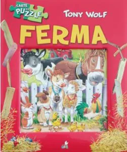 Carte cu puzzle. ferma
