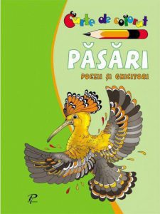 Carte de colorat. Pasari