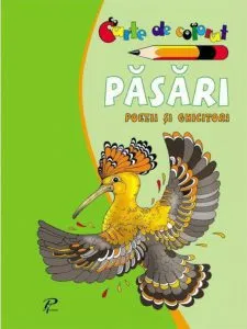 Carte de colorat. Pasari
