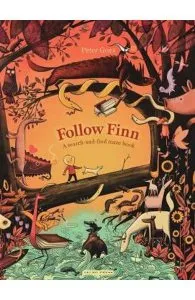 Follow Finn: A search-and-find maze book de Peter Goes