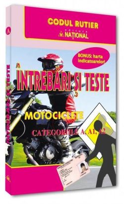 Întrebări și teste. Motociclete. A, A1, A2
