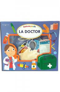 Bebe invata. Carte cu puzzle. La doctor