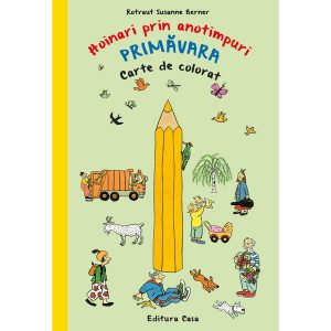 Carte de colorat - Hoinari prin anotimpuri. Primăvara