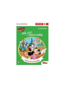 Disney Junior. Mickey și piloții de curse. Mă joc și descopăr. Caiet de activități. Grupa mică. Semestrul 2