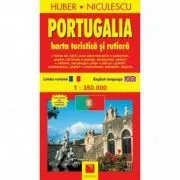 Portugalia. Harta turistica si rutiera