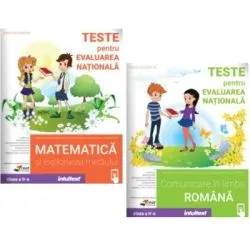 Set Teste de matematica si limba romana pentru Evaluarea Nationala de clasa a 2-a de Mirela Mihaescu