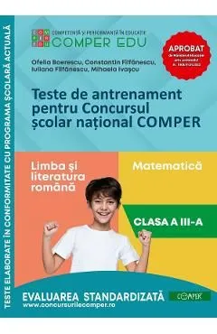 Teste de antrenament - Clasa 3 - Concursul Comper de Constantin Filfanescu