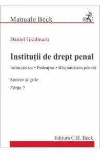 Institutii de drept penal. Sinteze si grile Ed.2 de Daniel Gradinaru