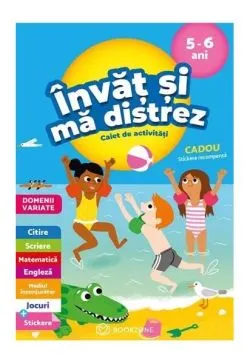 Învăț și mă distrez – 5-6 ani de Christelle Chambon