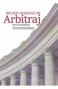 Revista romana de arbitraj. Nr.3 Iulie-Septembrie 2022