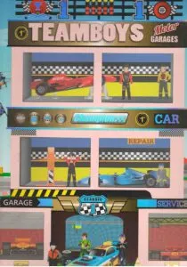 Teamboys Motor Garages - Stickers