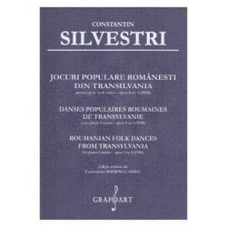 Jocuri populare romanesti din Transilvania pentru Pian la 4 maini Opus 4, numarul 1