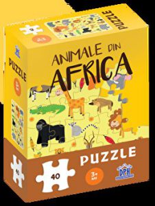 Animale din Africa - puzzle
