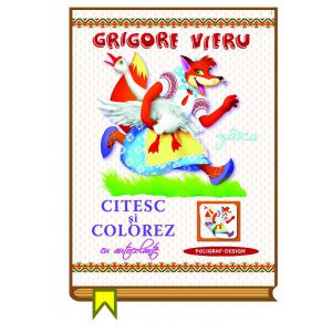 Citesc si colorez cu autocolante - Gasca