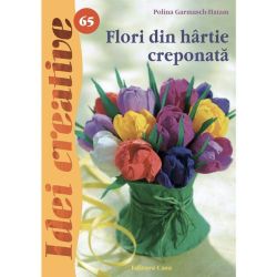 Flori din hârtie creponată. Idei creative 65