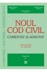 Noul Cod Civil Comentat Si Adnotat