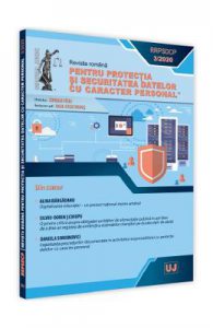 Revista romana pentru protectia si securitatea datelor cu caracter personal Nr.3/2020
