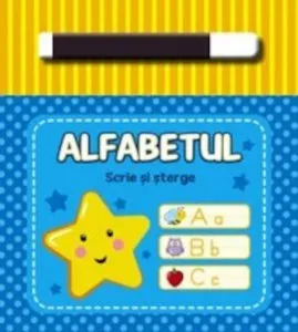 Alfabetul. Scrie si sterge (cu carioca lavabila)