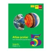 Atlas geografic scolar. Terra. Clasa a 5-a de Ionut Popa