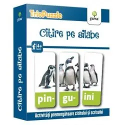 Citire pe silabe. TrioPuzzle 2020