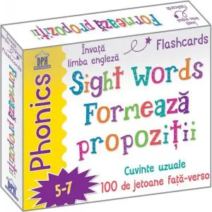 Jetoane. Sight Words / Formează propoziții (limba engleză)
