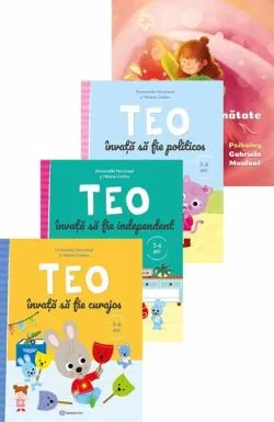Pachet Invata cu Teo   Lia si Capitanul Bunatate de Emmanuelle Massonaud