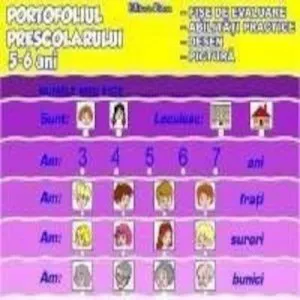 Portofoliul Prescolarului 5-6 ani