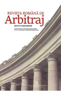 Revista romana de arbitraj Nr.1 Ianuarie-Martie 2023